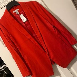 H&M red blazer size 12 NWT.